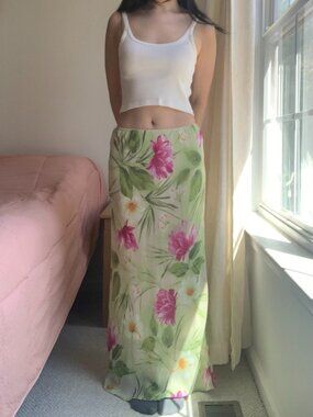 Pierre Cardin Floral Maxi Skirt